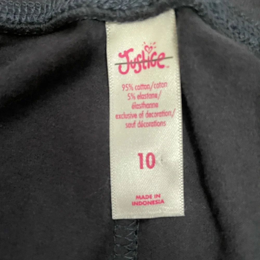 Justice girls size